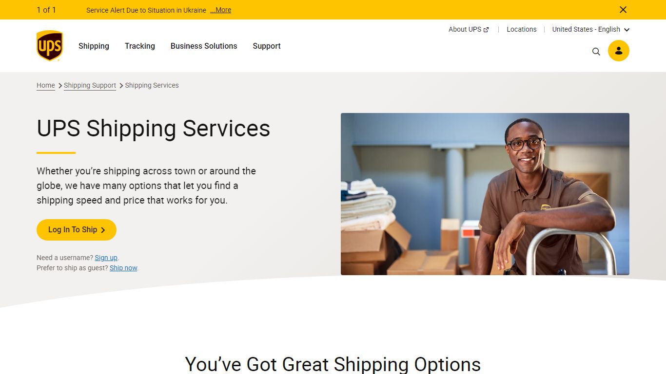 Shipping Services | UPS - United States